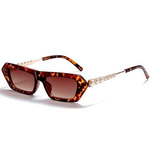 Pearl Temple Cat Eye Sunglasses